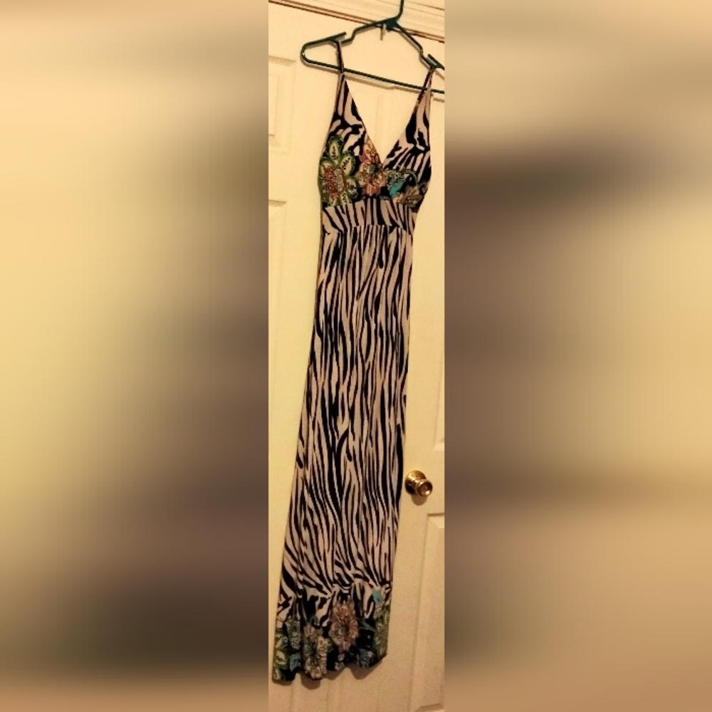 Just Love Dress Women M Multicolor Beach Resort Vacation Versatile Bohemian Y2K